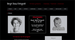 Desktop Screenshot of birgitskoufotografi.dk