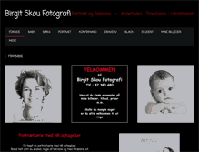 Tablet Screenshot of birgitskoufotografi.dk